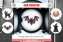 Vintage Decorations Car Coaster Product Image 1