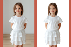 T-Shirt and Skirt Mockup Set PSD Templates Product Image 2