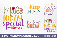 Motivational Quotes Designs SVG Product Image 1