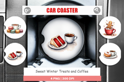 Winter Treats Coffee Car Coaster Product Image 1