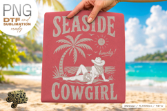 Seaside Cowgirl png, Coastal Western Beach Design Product Image 7