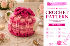 Hibiscus Tea Cozy Crochet Pattern PDF Product Image 5