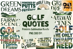 Golf Quotes PNG Bundle 5 Product Image 1