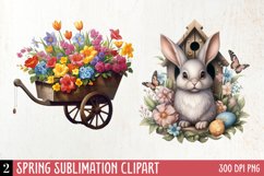Spring Sublimation Clipart Product Image 1
