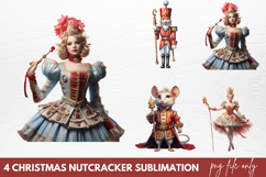 Christmas Nutcracker Sublimation PNG Product Image 1