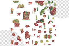 Wax Crayons Cozy Cabin Seamless Patterns Product Image 2