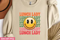 LUNCH LADY PNG, Lunch Lady Sublimation PNG Product Image 2
