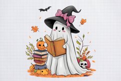Halloween Fall Ghost Sublimation, Halloween Sublimatiori Product Image 1