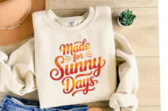 Made for Sunny Days Svg | Svg Files for Cricut | Shirt Svg Product Image 2