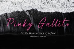 Pinky Gallito / Pretty Handwritten Product Image 1