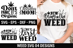 Weed SVG Design - Don't Panic It's Organic Product Image 1