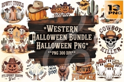 Western Halloween PNG Bundle Product Image 1