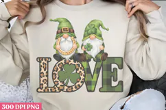 Love PNG, Gnome St Patricks Day Sublimation PNG Product Image 1