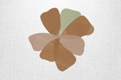 Neutral Petal Abstract Embroidery Design Product Image 1
