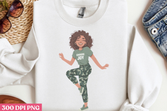Empowering Black Girl Clipart PNG Product Image 2