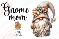 Gnome mom, flowers Product Image 1