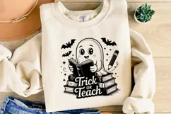 Trick or Teach Svg | Halloween Svg | Shirt Svg Product Image 2