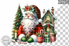 Christmas Santa Sublimation - Clipart PNG Design Product Image 1