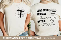 God's mercy is bigger than any of your mistakes SVG PNG Product Image 2