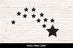 Shooting Star Trail SVG Product Image 1