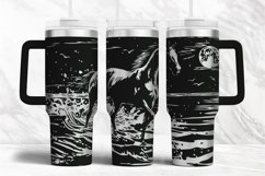 40oz Tumbler laser svg Horse wrap Product Image 2