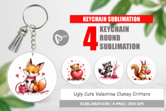 Clumsy Critters Keychain Product Image 1