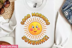 Good Morning Sunshine PNG, Retro Positive Sublimation PNG Product Image 2