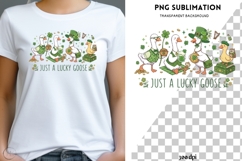 Lucky goose png design for T-shirts Product Image 1