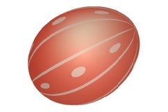 Festive set of Easter eggs. Vector, PNG Product Image 2