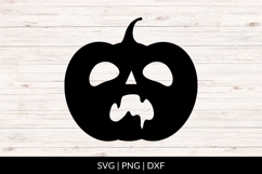 Drooling Jack O Lantern Pumpkin SVG Product Image 1