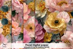 Floral digital paper, seamless pattern Product Image 1