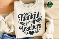 Thankful for my Teacher Svg | Thanksgiving Svg | Shirt Svg Product Image 2