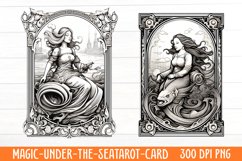 Magic Under The Sea Tarot Card Clipart Product Image 1