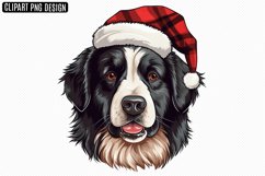 Christmas Dog Sublimation Clipart Bundle Product Image 2