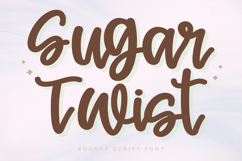 Sugar Twist Bouncy Script Font Product Image 1