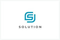 Letter S round logo design vector template Product Image 1