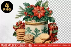 Christmas Ornament Box Clipart PNG | Christmas Sublimation Product Image 2
