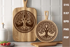 Tree of life SVG, Engraving Laser Cutting board SVG Product Image 1