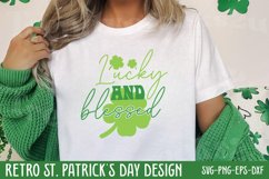 Lucky and blessed SVG, St Patricks Day Svg Product Image 1