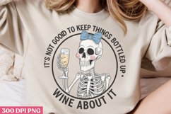 It&#039;s not good to keep PNG, Wine Lover Sublimation PNG Product Image 2