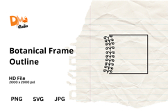 Botanical Frame Outline Product Image 1
