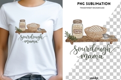Sourdough Mama PNG | Rustic Baking Clipart | Cottagecore Product Image 1