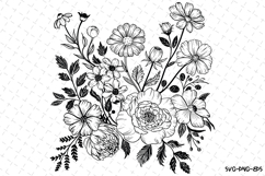 Flowers svg | Svg Files for Cricut | Shirt Svg Product Image 2