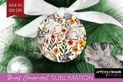Floral Animals Ornament PNG - Farm Animals PNG Sublimation Product Image 1