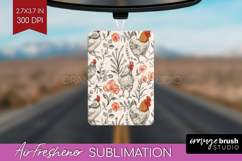 Floral Animals Air Freshener PNG - Farm Animals PNG Product Image 1