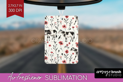 Floral Animals Air Freshener PNG - Farm Animals PNG Product Image 1