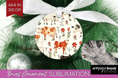 Floral Animals Ornament PNG - Farm Animals PNG Sublimation Product Image 1
