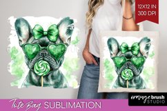 French Bulldog St. Patricks Day Dog Tote Bag Dog Tote Bag Product Image 1