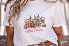 Merry Christmas Dogs Sublimation Product Image 5