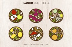 Fruits, Laser Cut Files, Multi-layer Svg Product Image 1